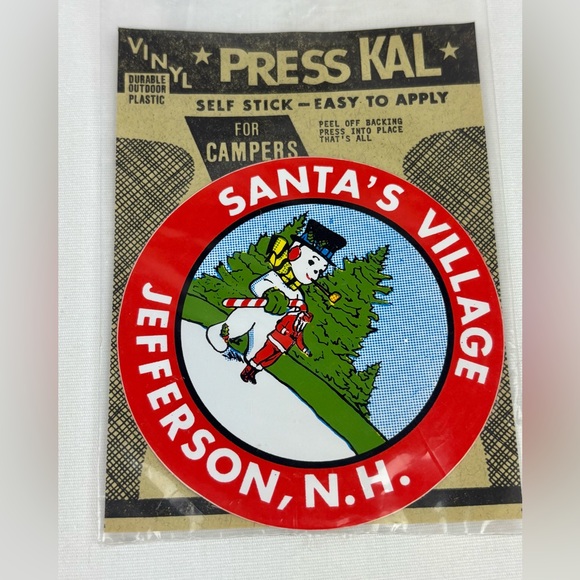 Vintage Press Kal Vinyl Decals - Lot of 3 - Picture 4 of 5